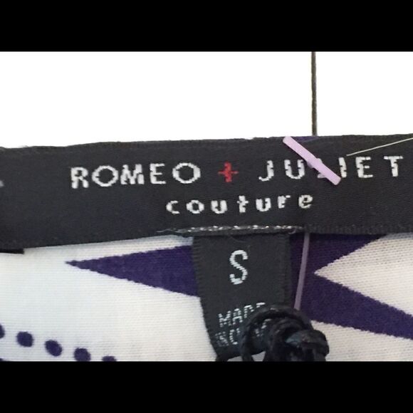 NWT Romeo & Juliette Couture Aztec shorts romper S - Picture 6 of 7